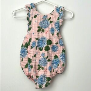 Angel Dear Hydrangea gauze bubble.  Size 6-12M.